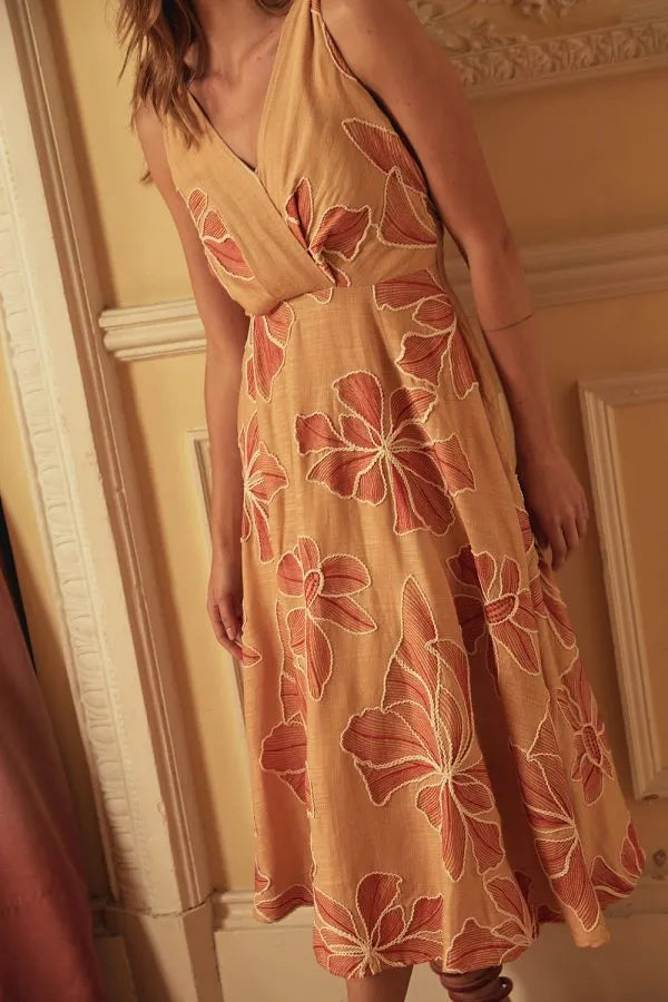 Vestido Mallorca Mandarina