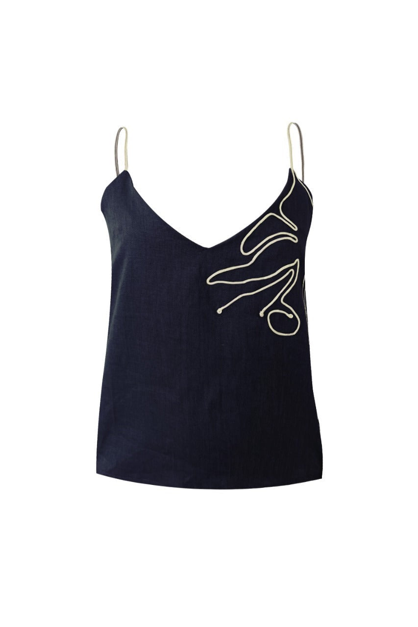 Blusa Nascencia Azul Navy