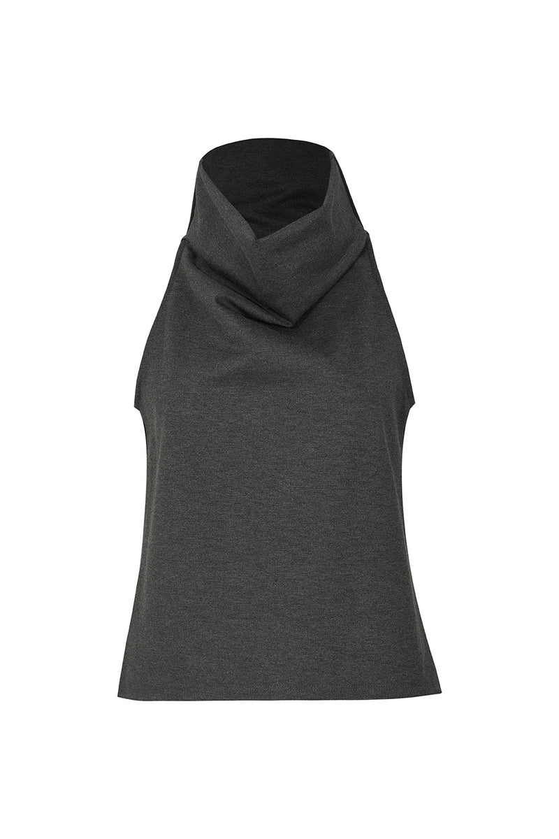 Blusa Noche de Lirios Gris Oscuro