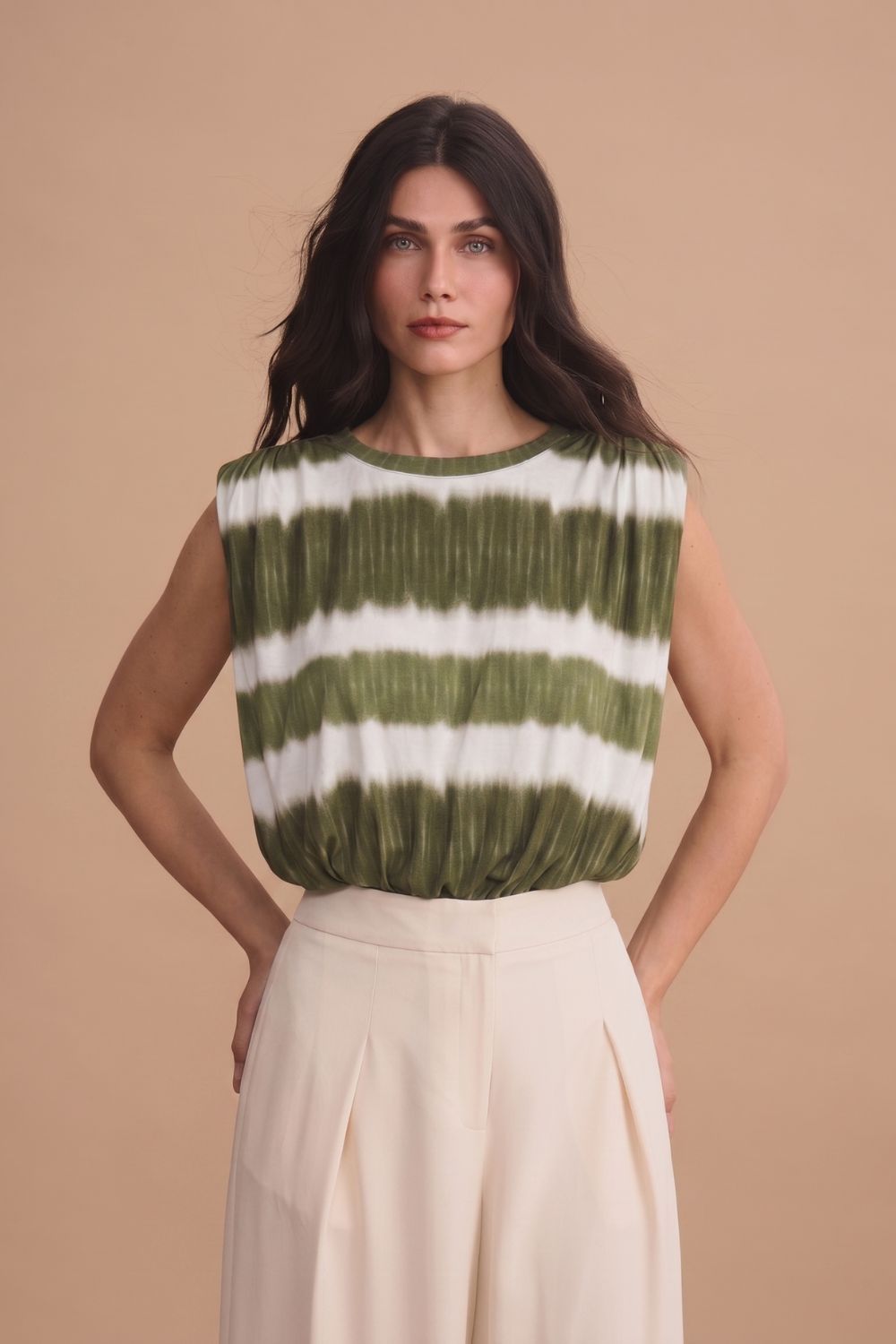 Camiseta Vento verde oliva