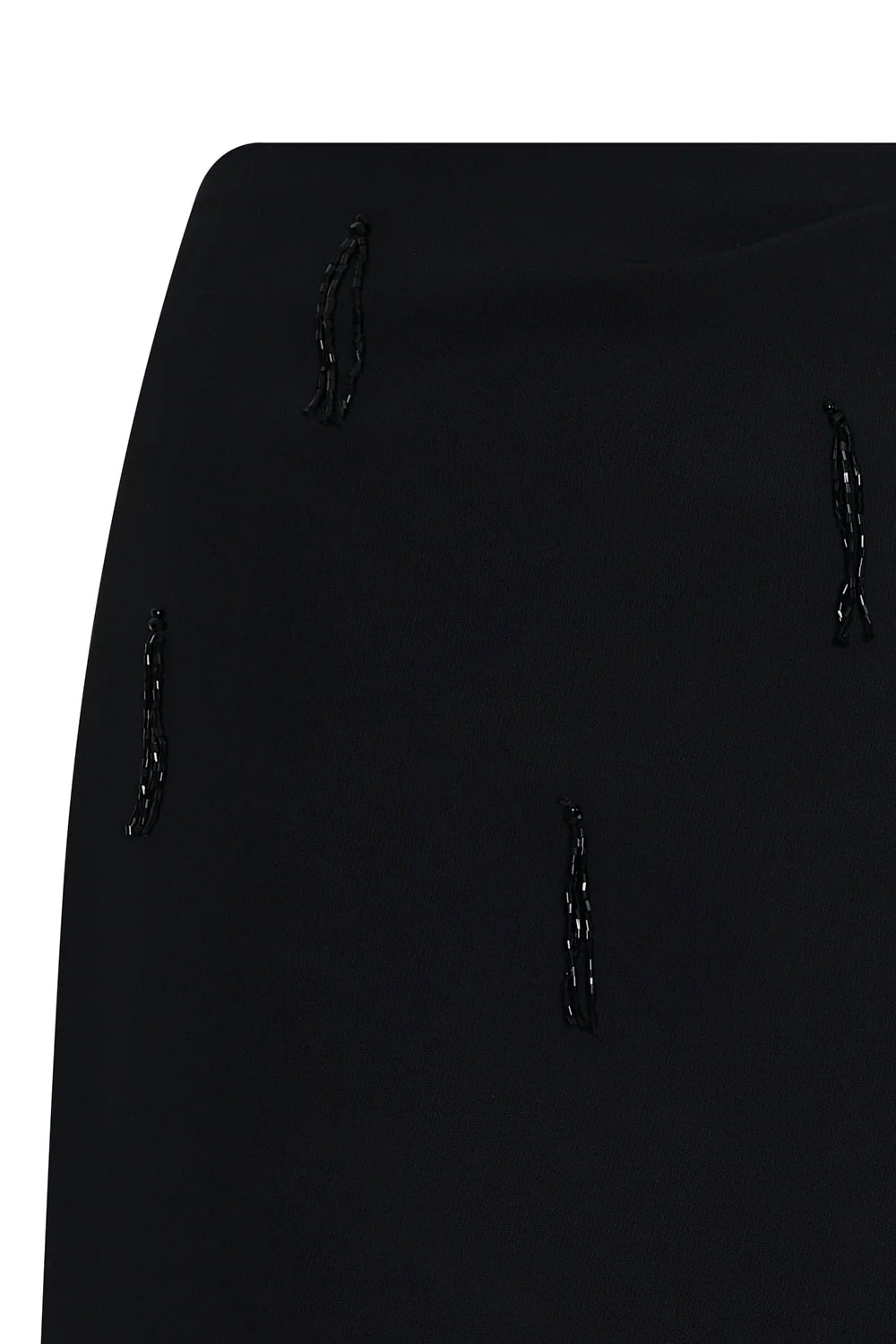 Falda Seda Imperial Negro