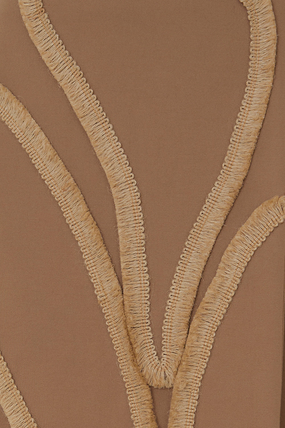 Falda Melodia Bordada Camel