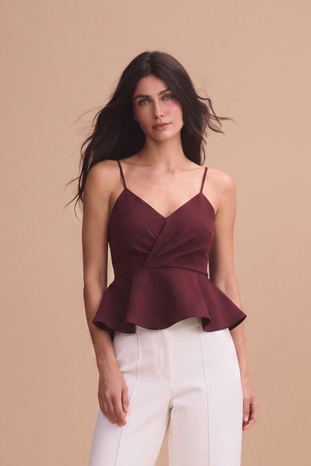 Crop Top Savia Ruby Wine