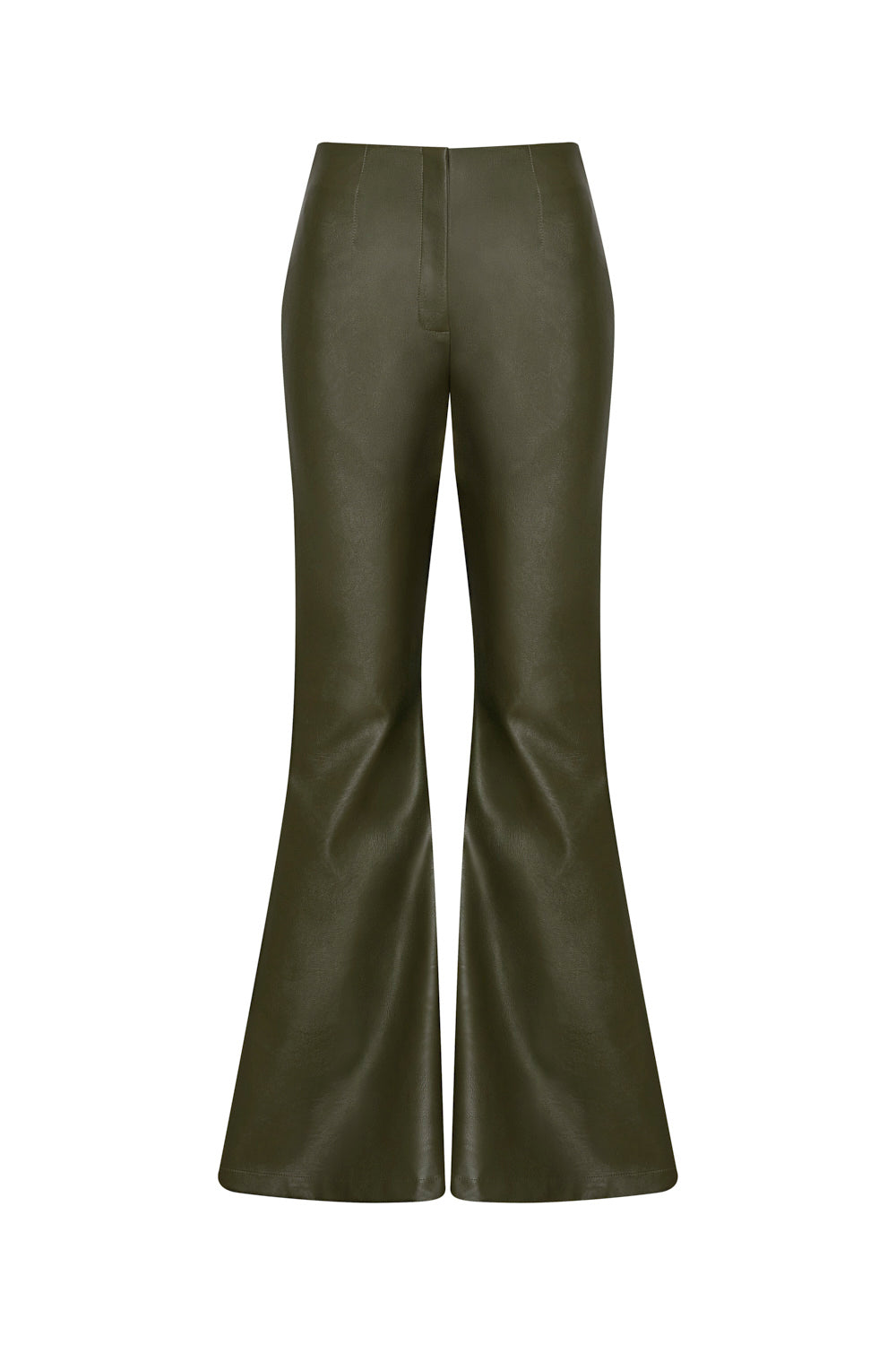 Pantalón carlota verde oliva cuerina