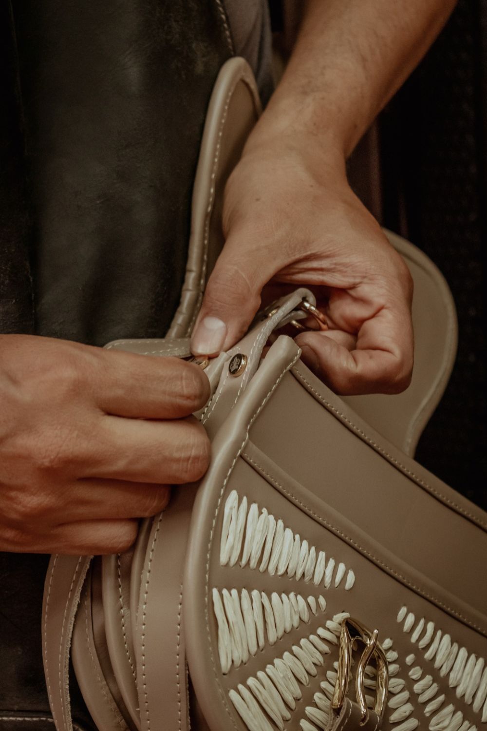 Bolso La Hilandera Taupe