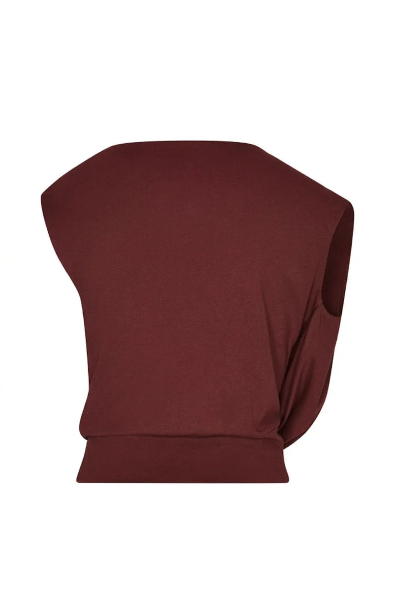 Blusa Aura de Jade Vinotinto