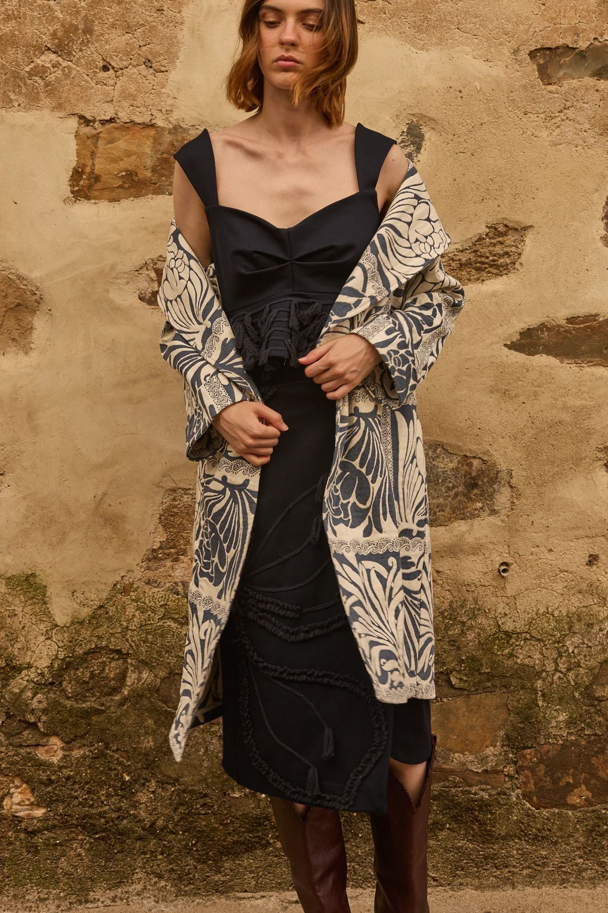 FALDA NAIA NAVY