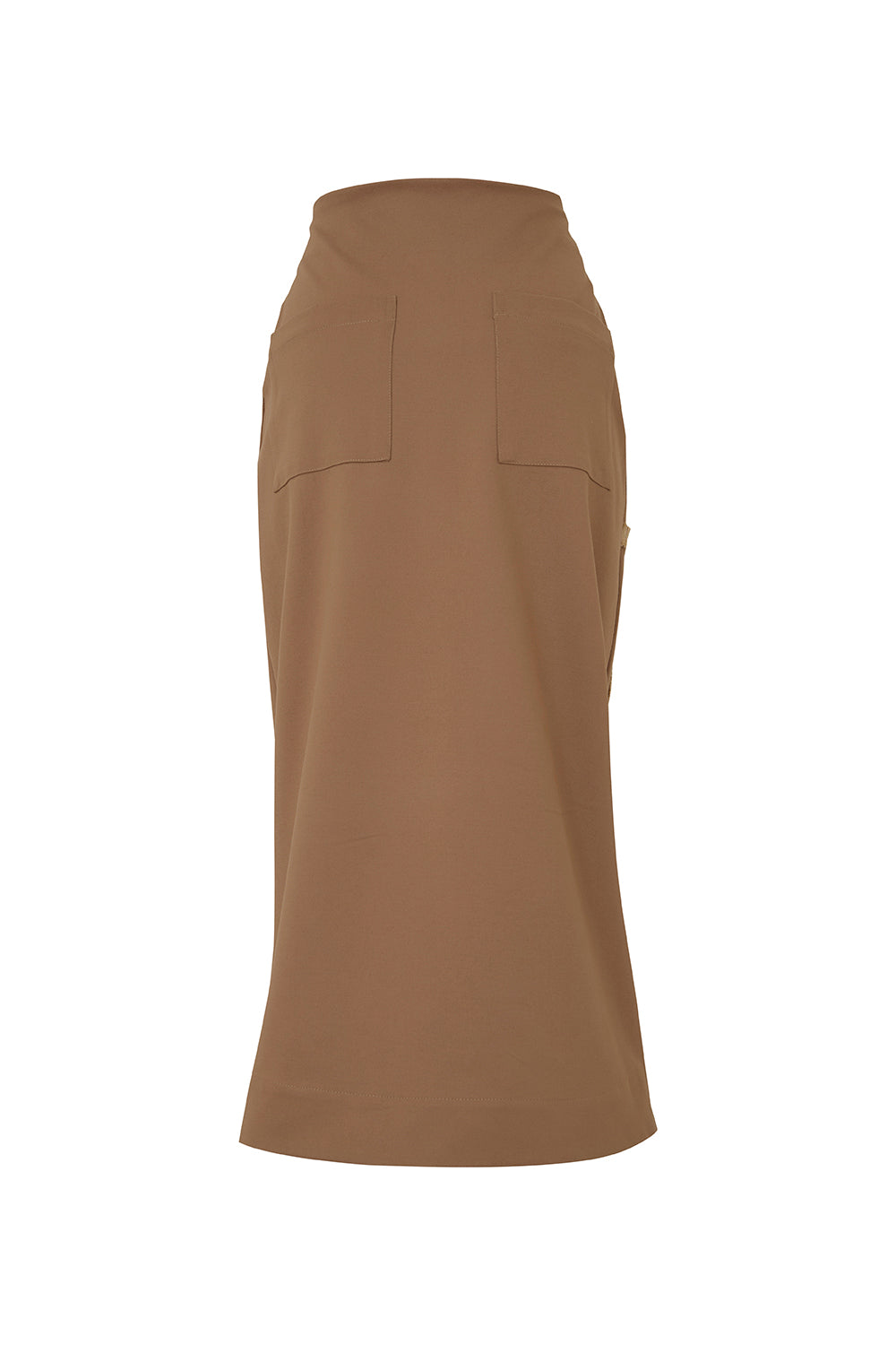 Falda Melodia Bordada Camel