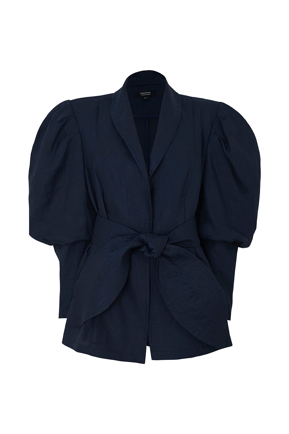 Blazer new noa azul navy lino