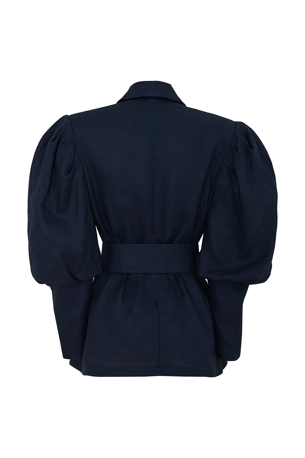Blazer new noa azul navy lino