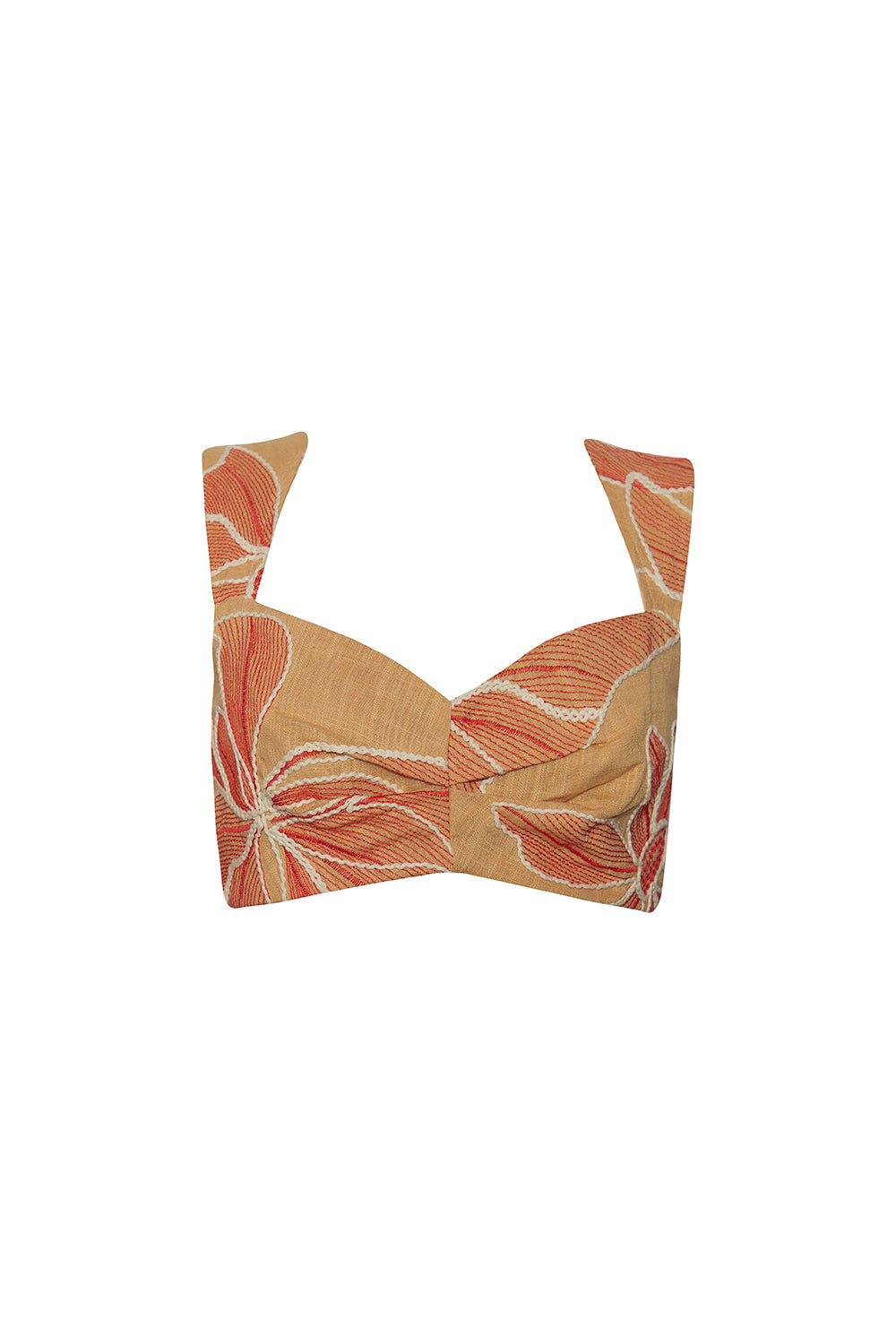 Crop top moka mandarina