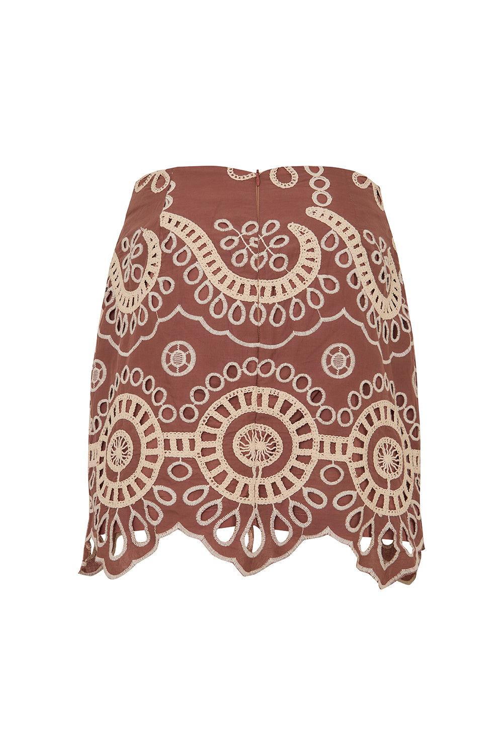 Falda Mariane Hoja Rota Coffee