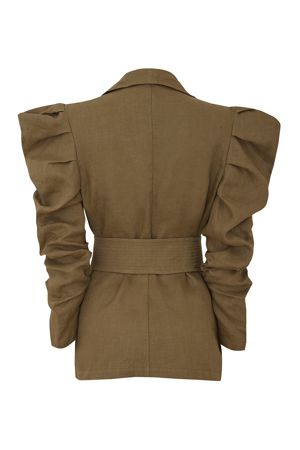 Blazer New Arrde Verde Oliva Lino