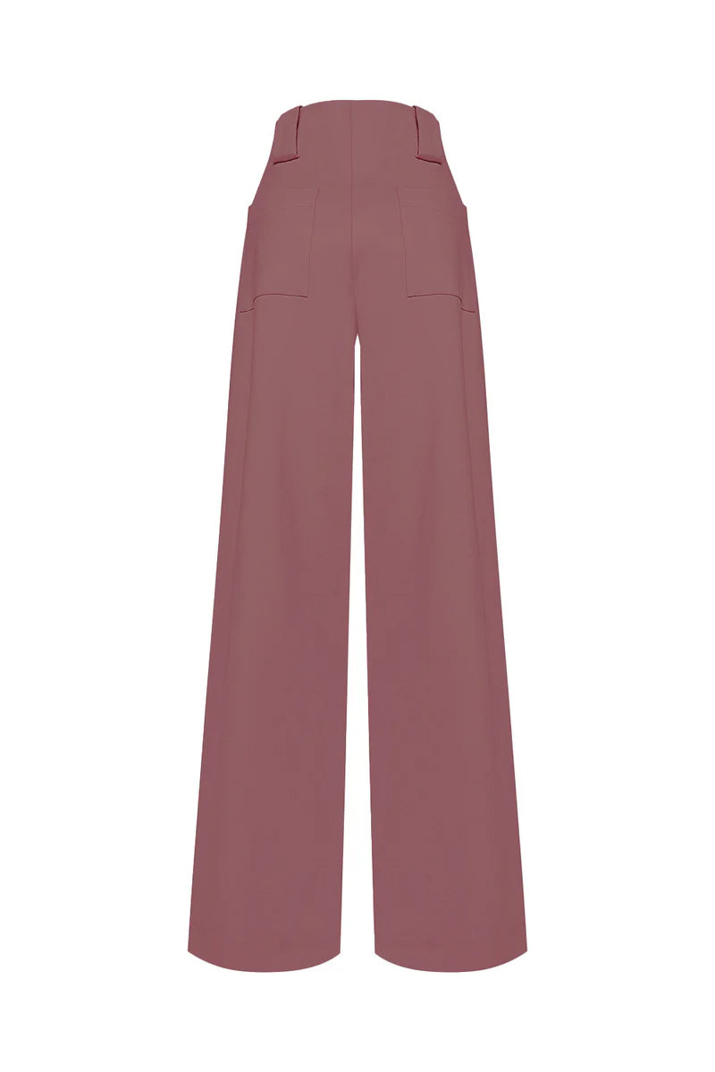 Pantalon New Paulette Mauve