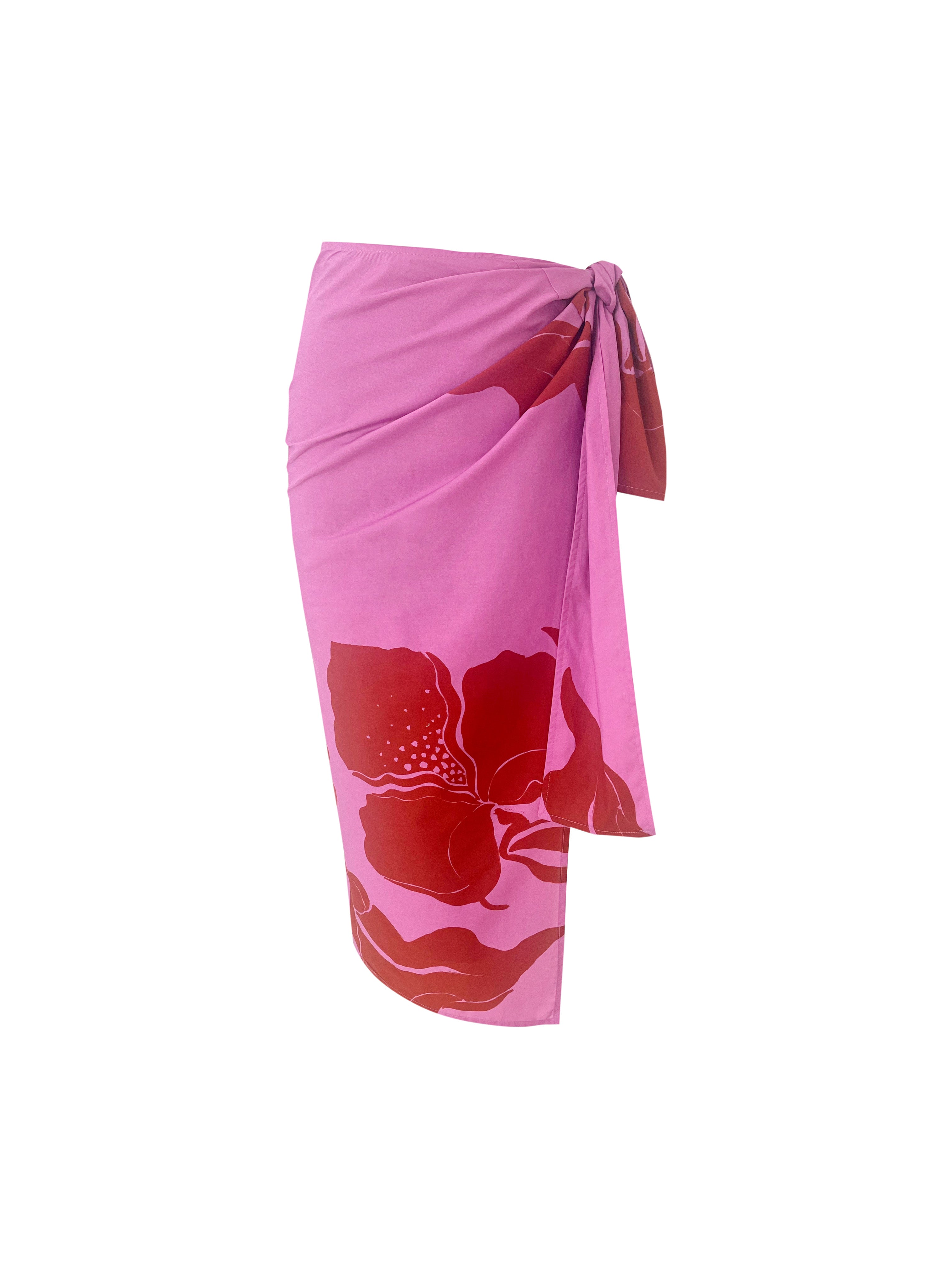 Falda Samoa lila vino