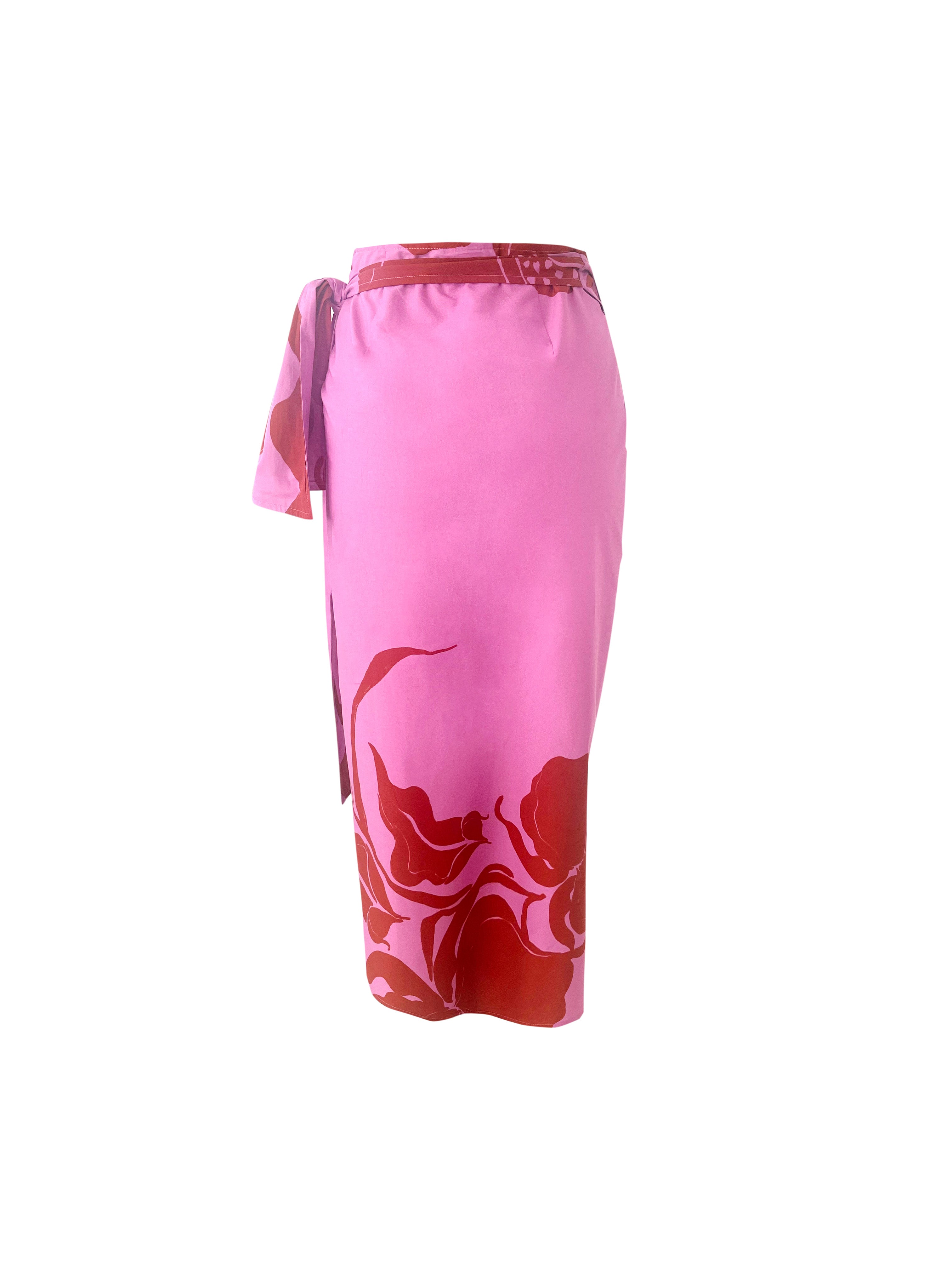 Falda Samoa lila vino
