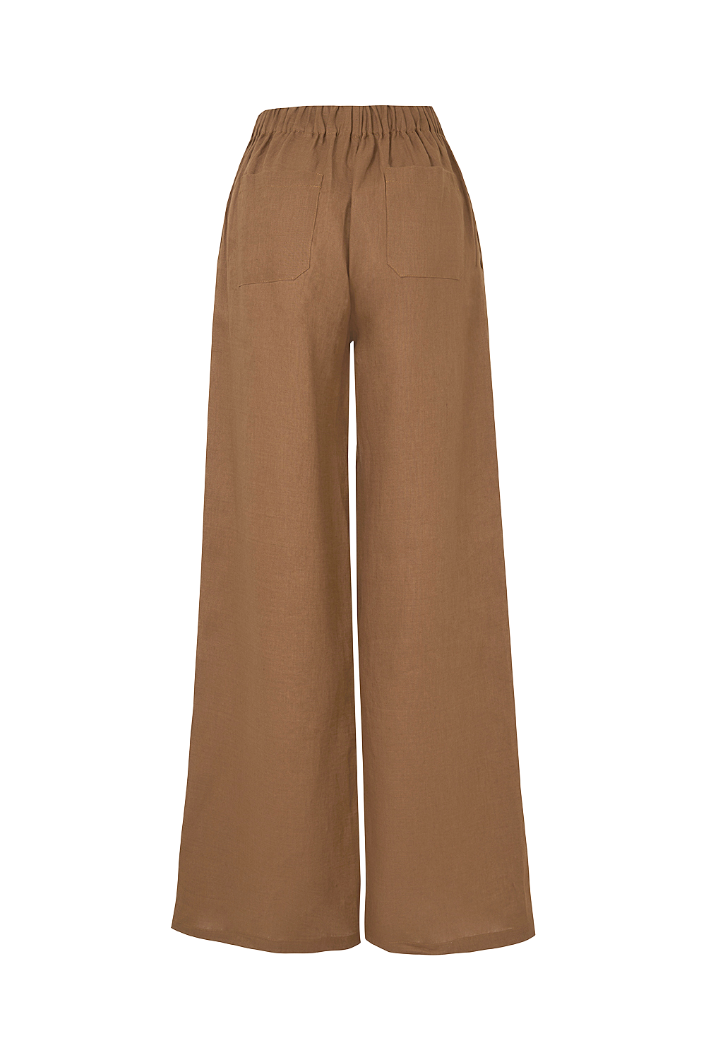 Pantalón cala coffee lino