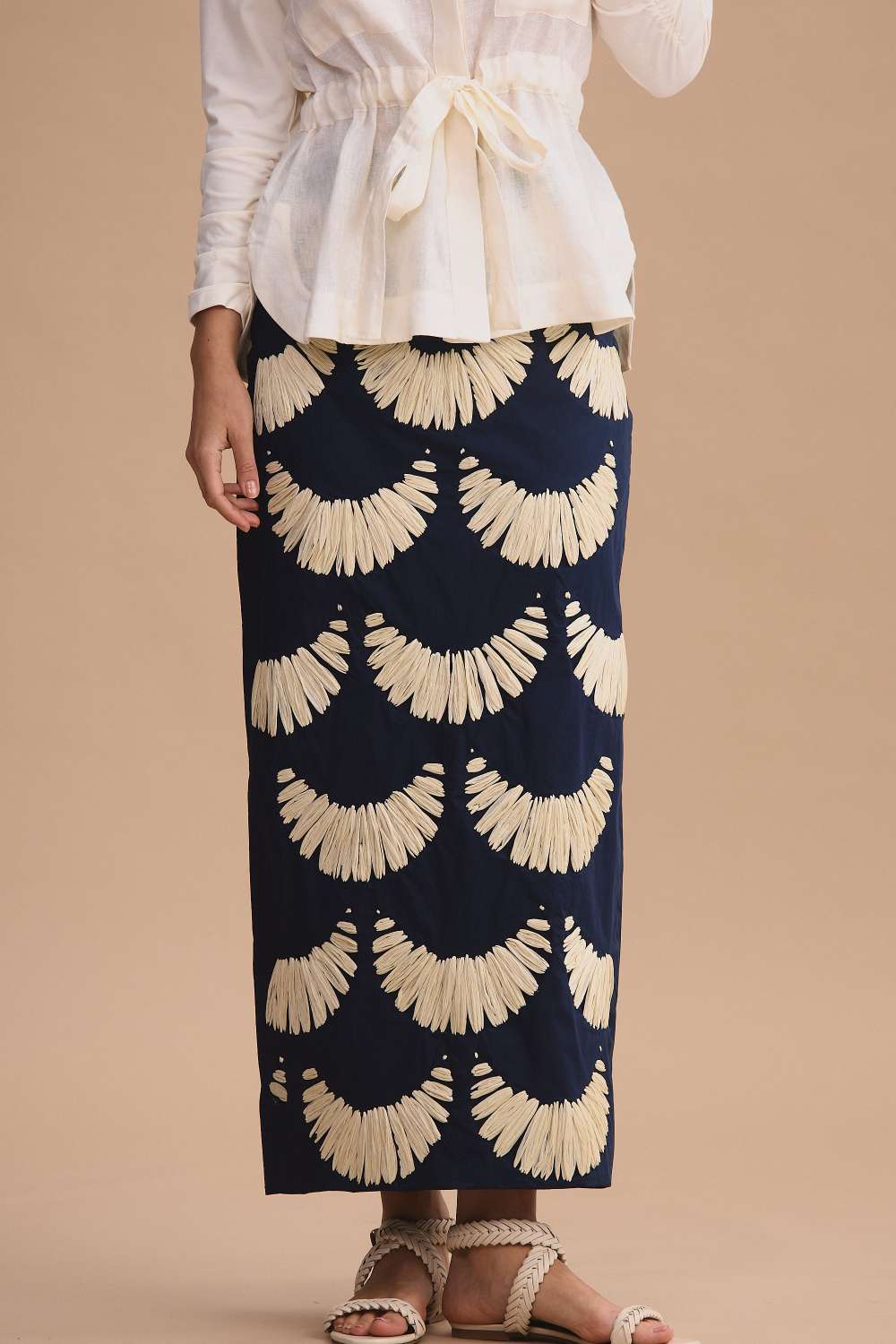 Falda Kenia Azul Navy