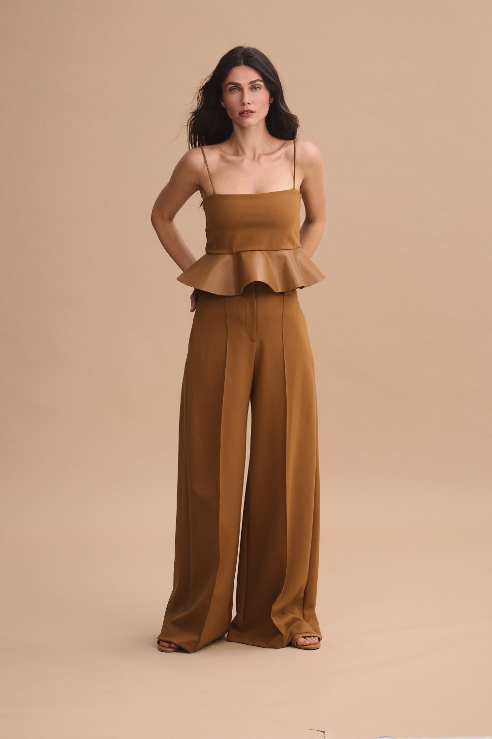 Pantalon New Paulette Tabaco
