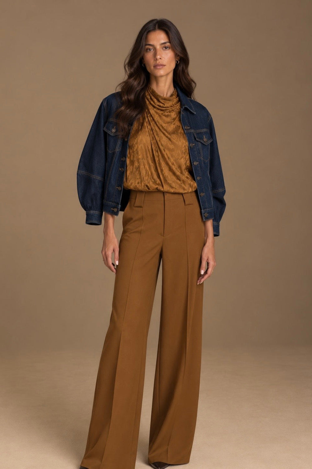 Pantalon New Paulette Tabaco