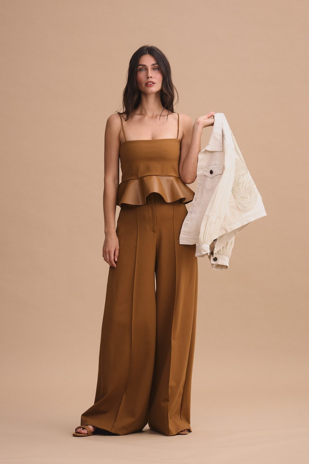 Pantalon New Paulette Tabaco