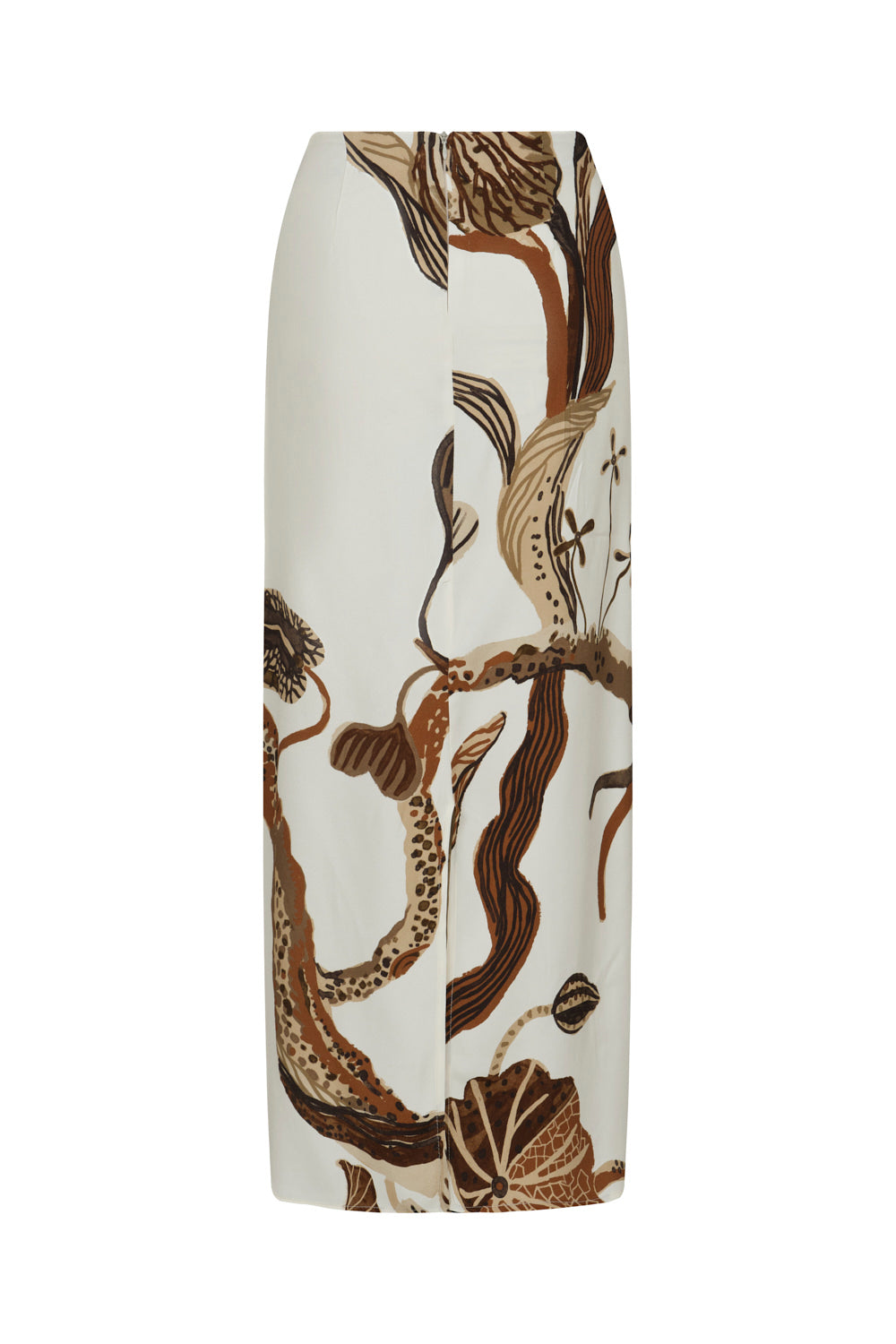 Falda Arabela Orquídea Ivory Coffee