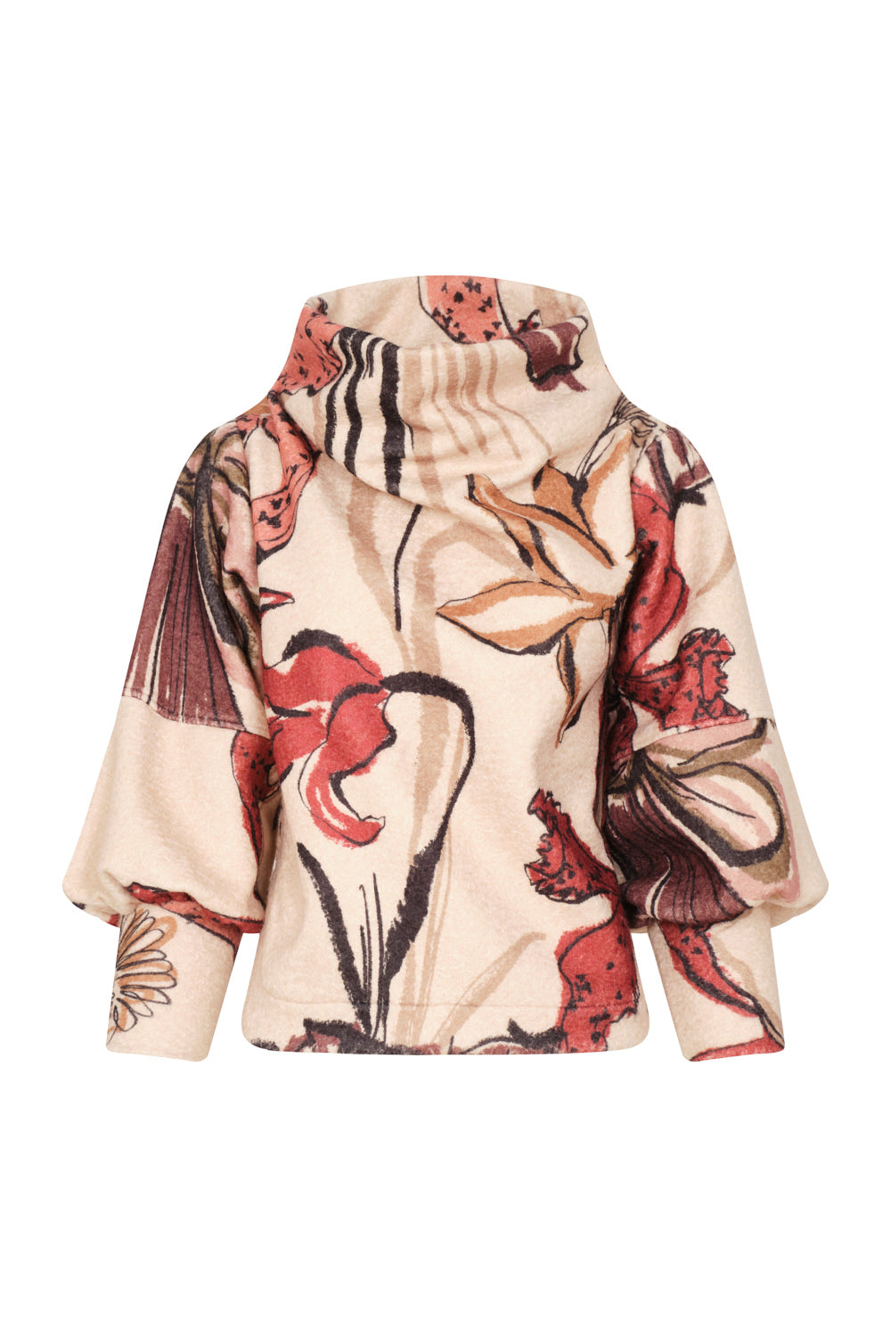 Saco new scarlet ivory burgundy