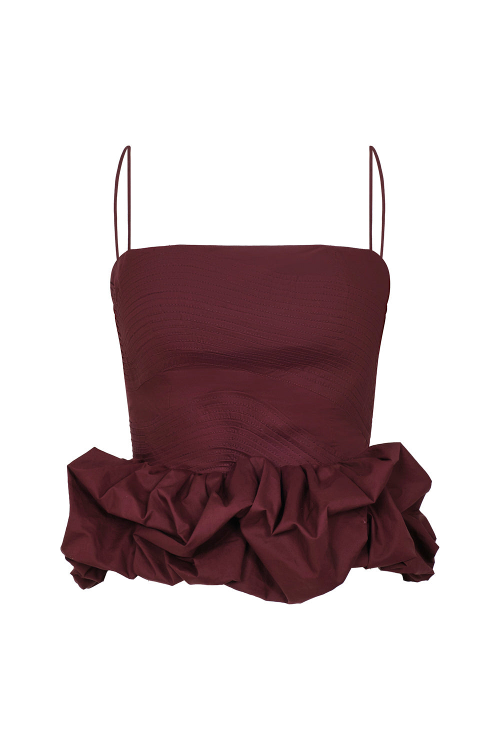 Crop top maia bordado vinotino