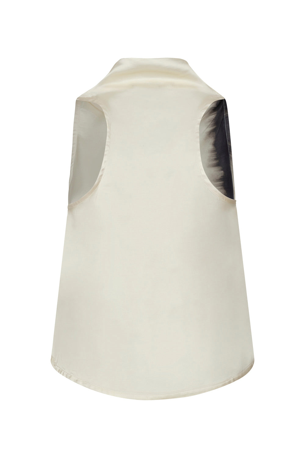 Blusa Noche de Lirios Ivory Negro