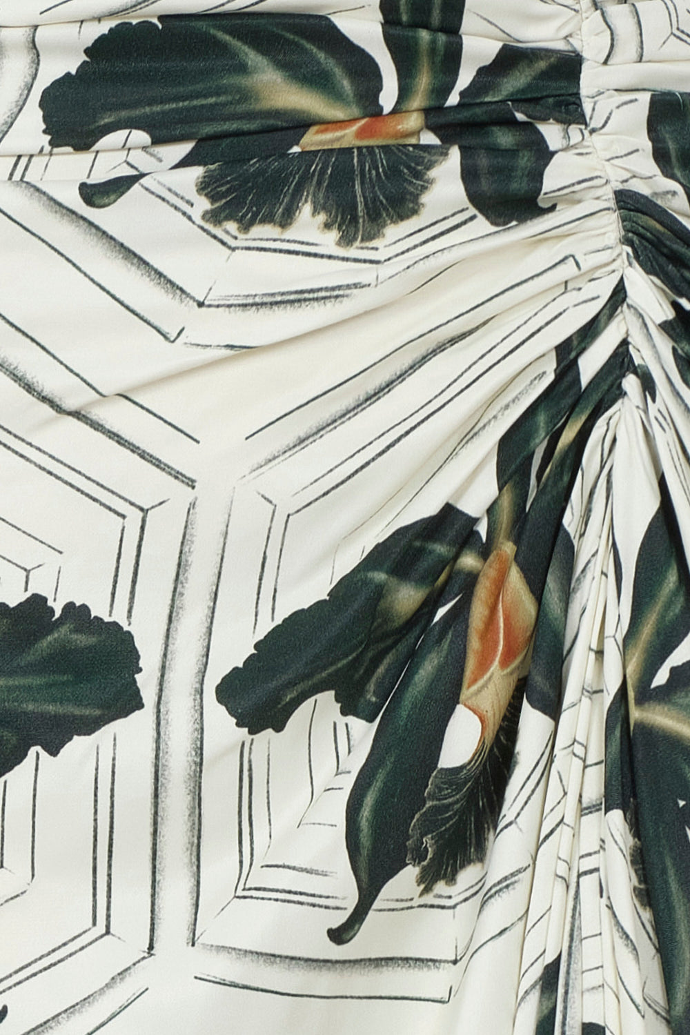 Falda aitana ivory verde