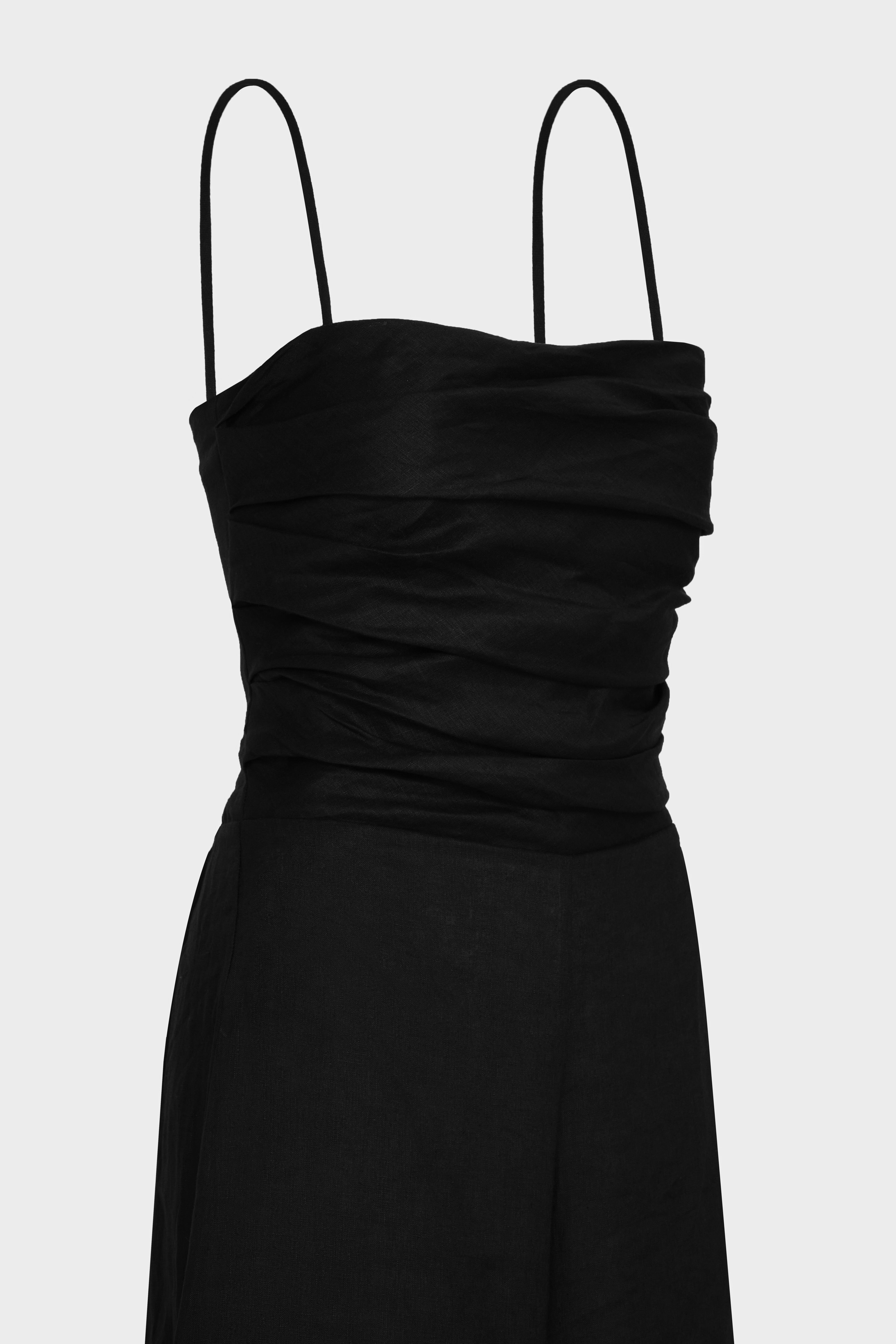 Enterizo Nina Negro lino