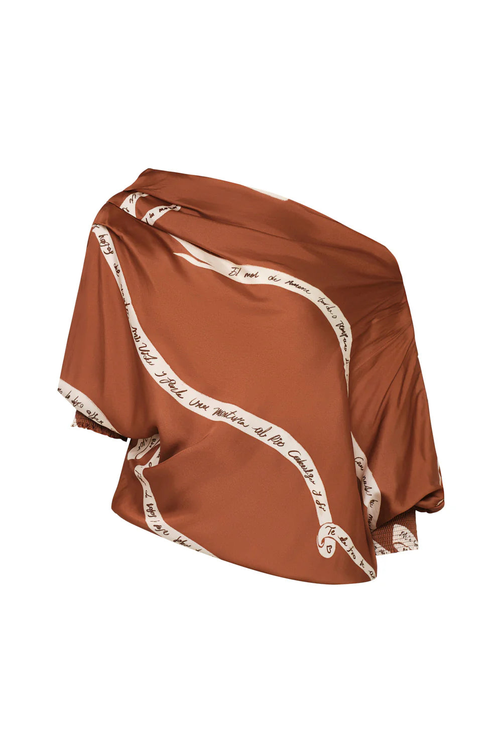 Blusa New Adelle Ivory Coffee