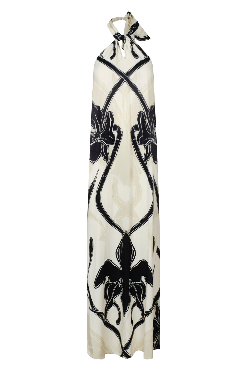 Vestido Filosofía Del Arte Ivory Negro