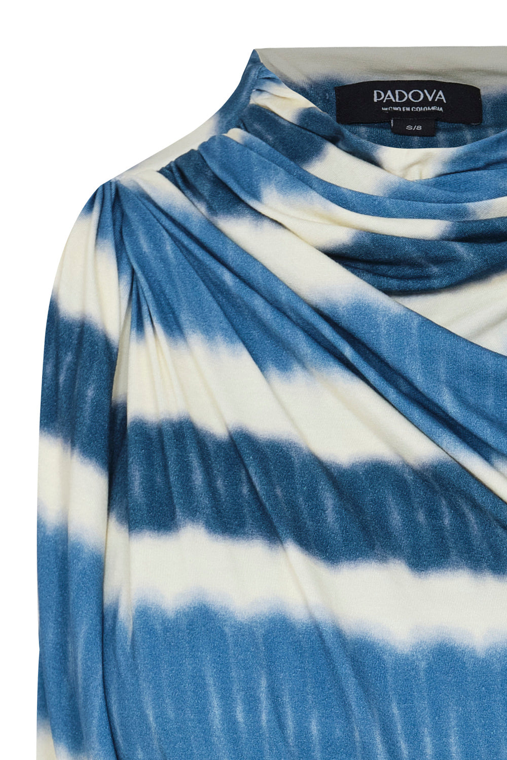 BLUSA DUNA AZUL INDIGO NATURAL