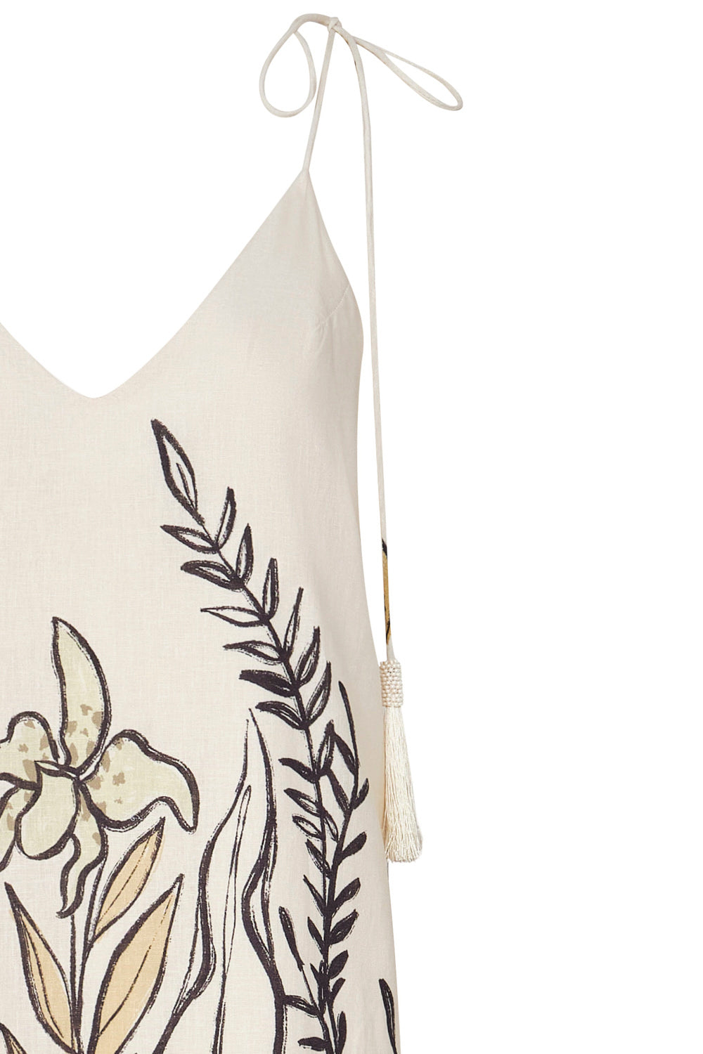 Vestido Mil Flores Peanut