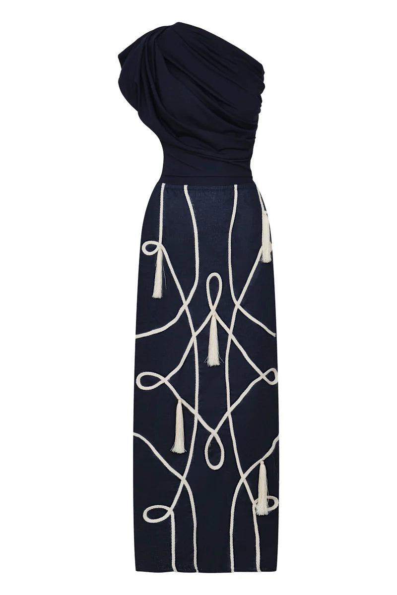 VESTIDO BRISSIA AZUL NAVY