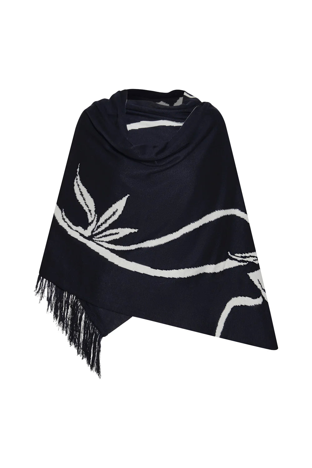 Bufanda Yu Moon Ivory Navy