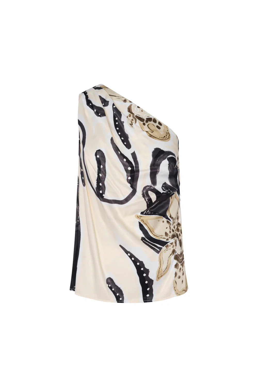 Blusa Entre Rios Ivory Negro