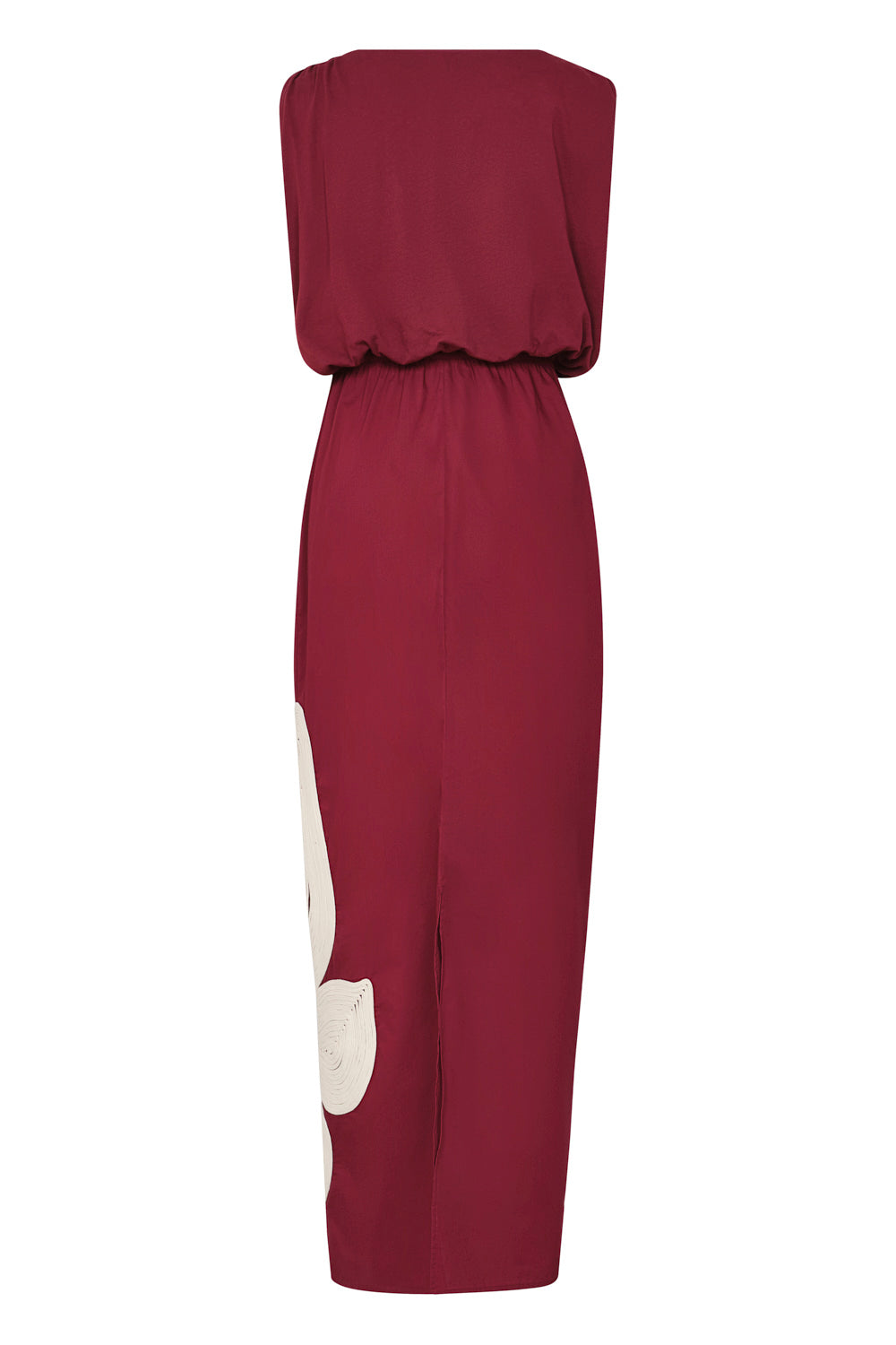 Vestido Monte Abbey Vinotinto