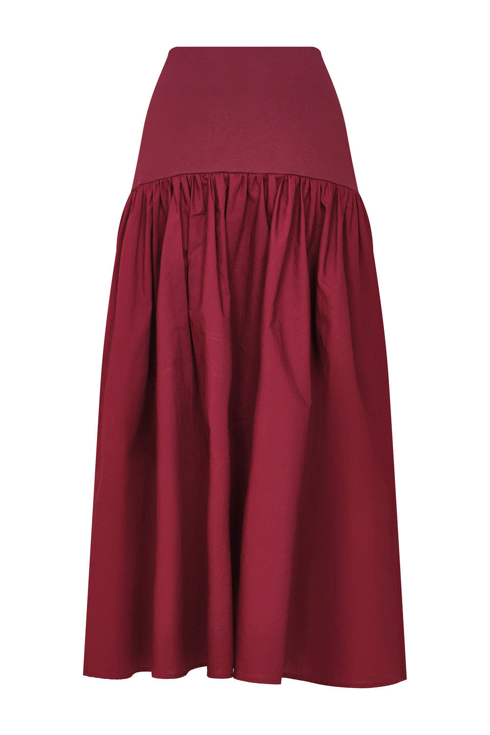 Falda Playa Dorada Vinotinto