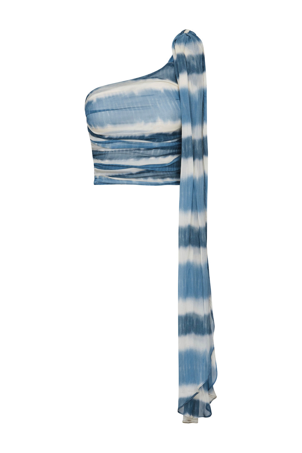 Crop Top Abadia Azul Indigo