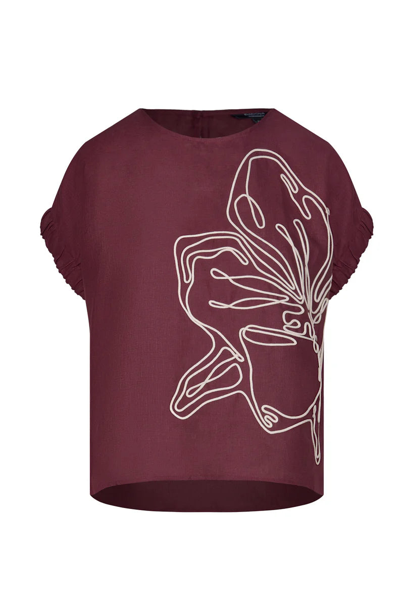 Blusa Kumba Vinotinto