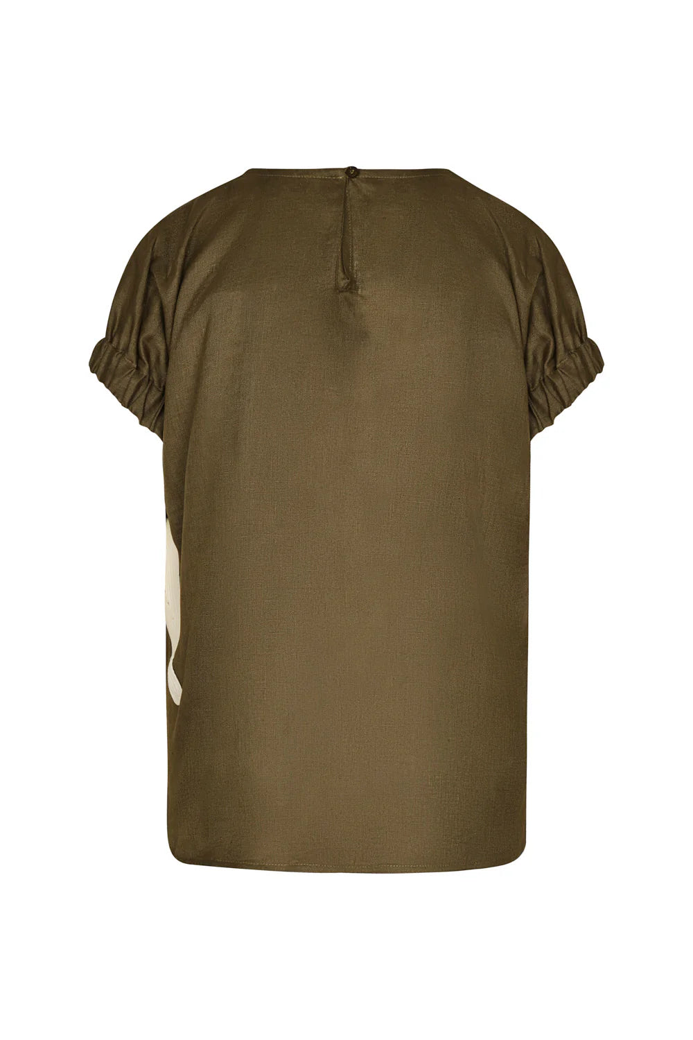 Blusa Kumba Bordada Verde Oliva