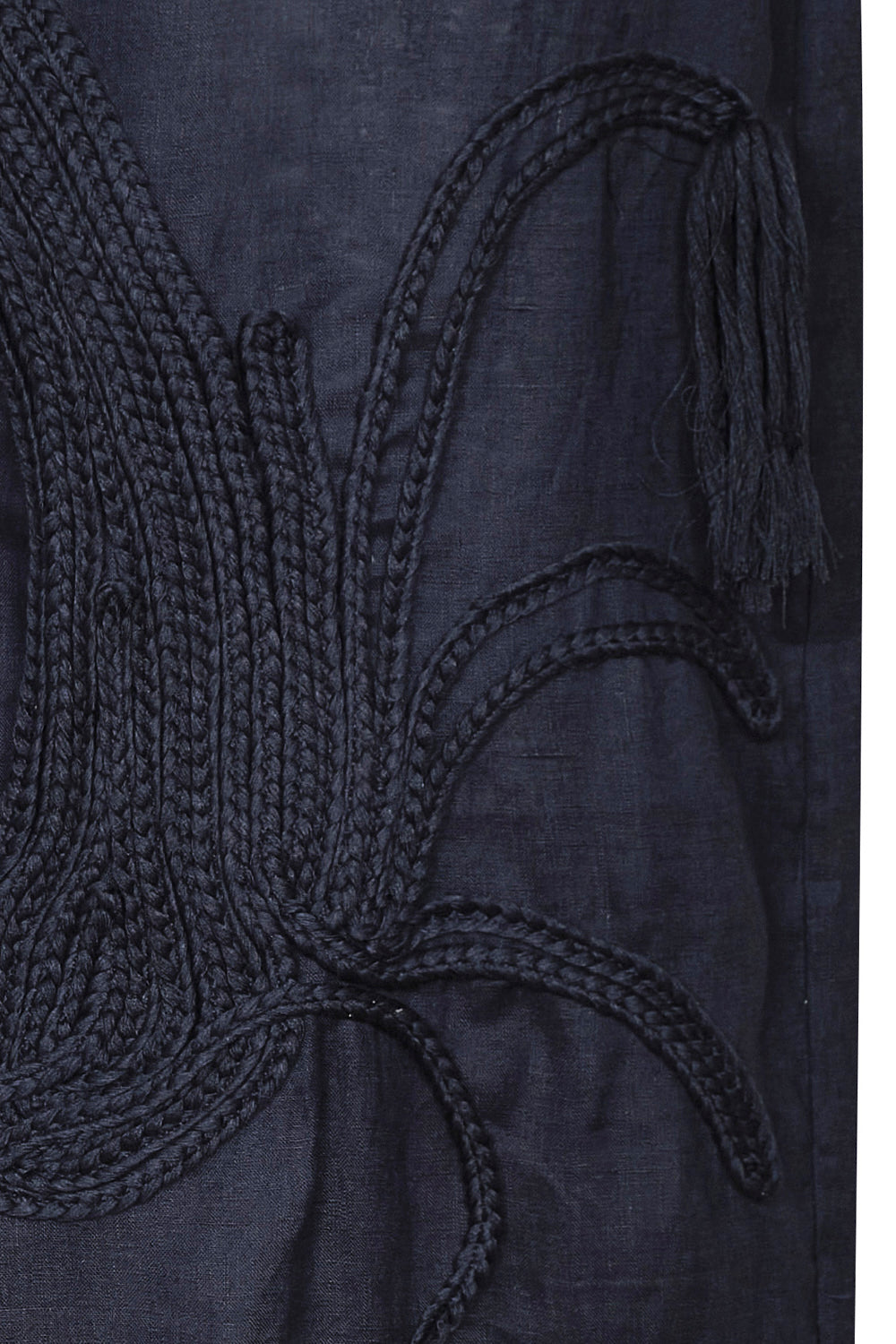 FALDA ARABELA BORDADO AZUL NAVY