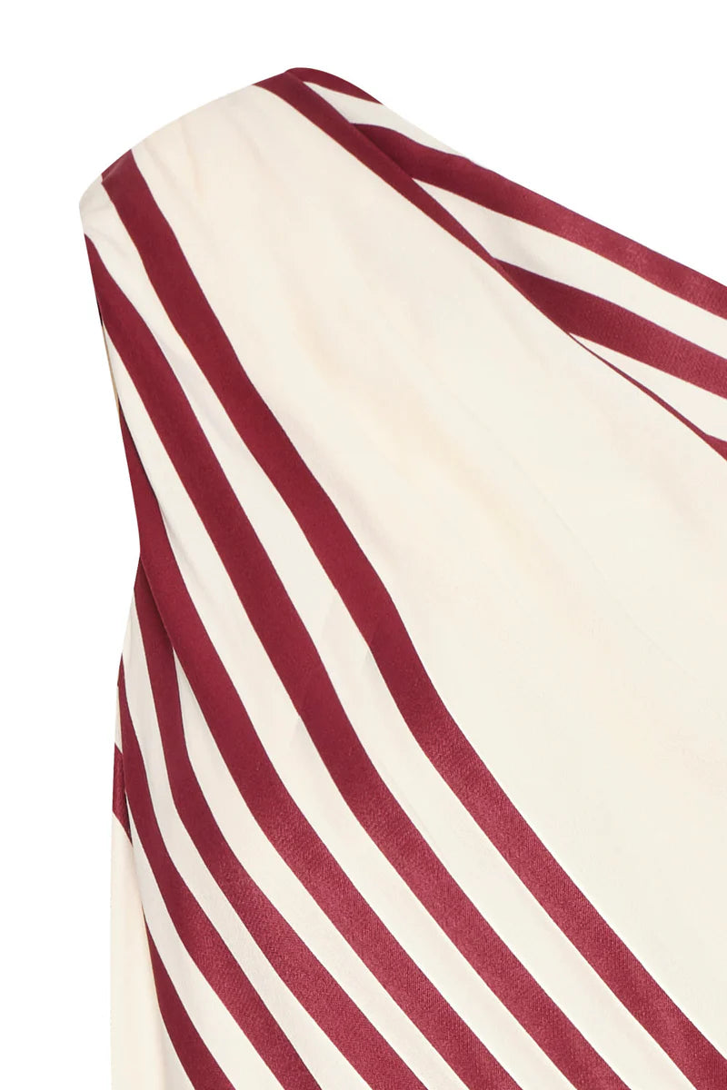Blusa Entre Ríos Ivory Burgundy