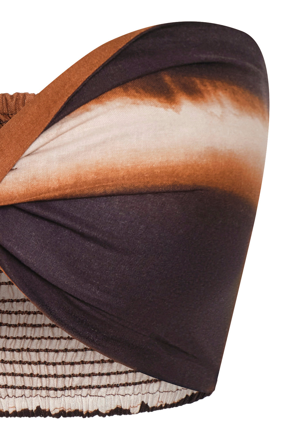 Crop Top Cleo Natural Terracota