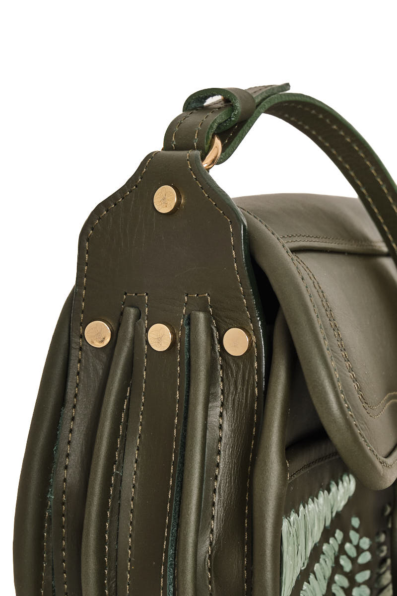 Bolso La Hilandera Moss Green - Padova