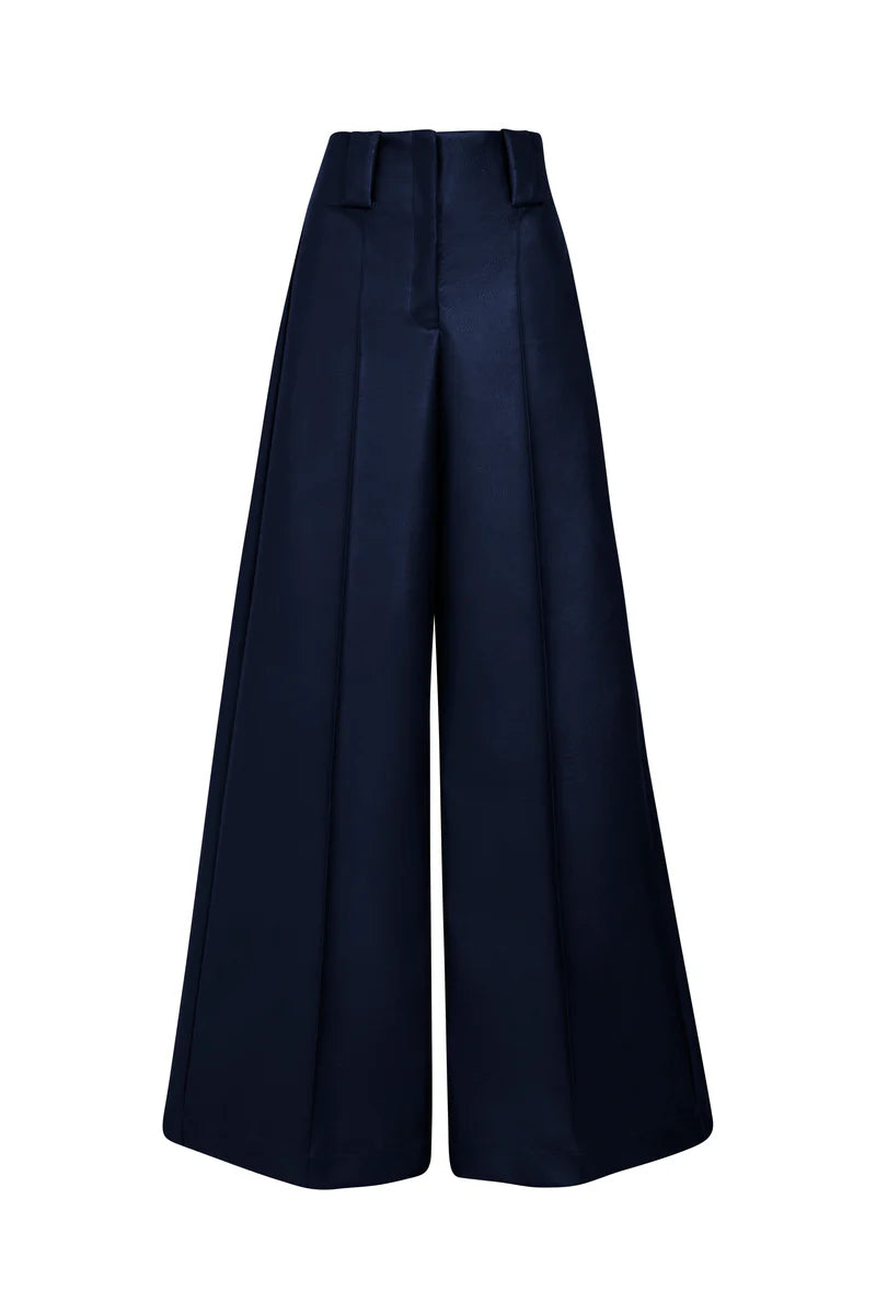 Pantalón New Paulette Azul Navy Cuerina