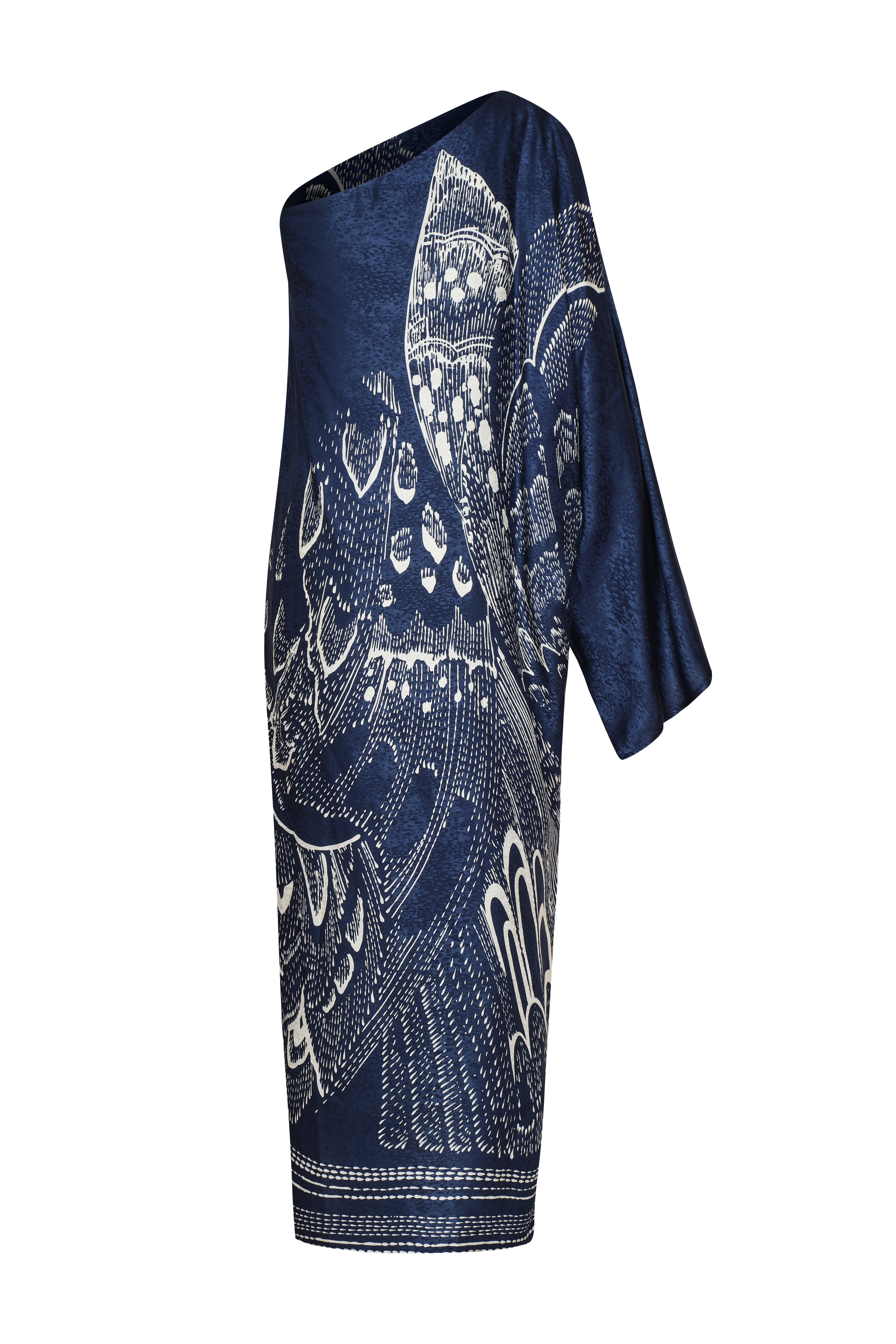 Vestido Selma Azul Ivory