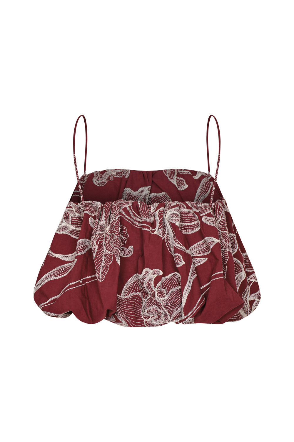Crop Top Vienna Vinotinto